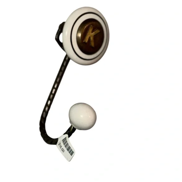 Anthropologie Cachet Monogram Towel Hook Letter “K” - Picture 6 of 8
